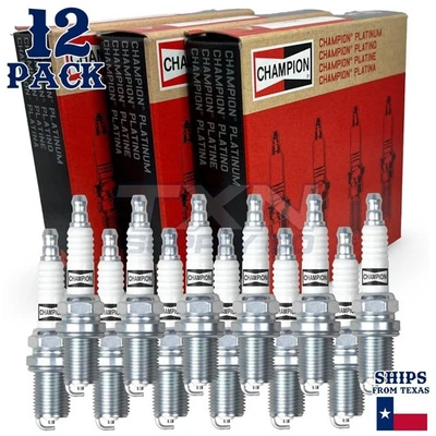 Pacote com 12 velas de ignição Champion Platinum 1998-2000 Mercedes-Benz C280 2.8L V6 - Imagem 1 de 3