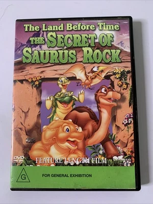 The Land Before Time: The Secret of Saurus Rock (DVD, 1998) Animation Region 4 - Image 1 of 3