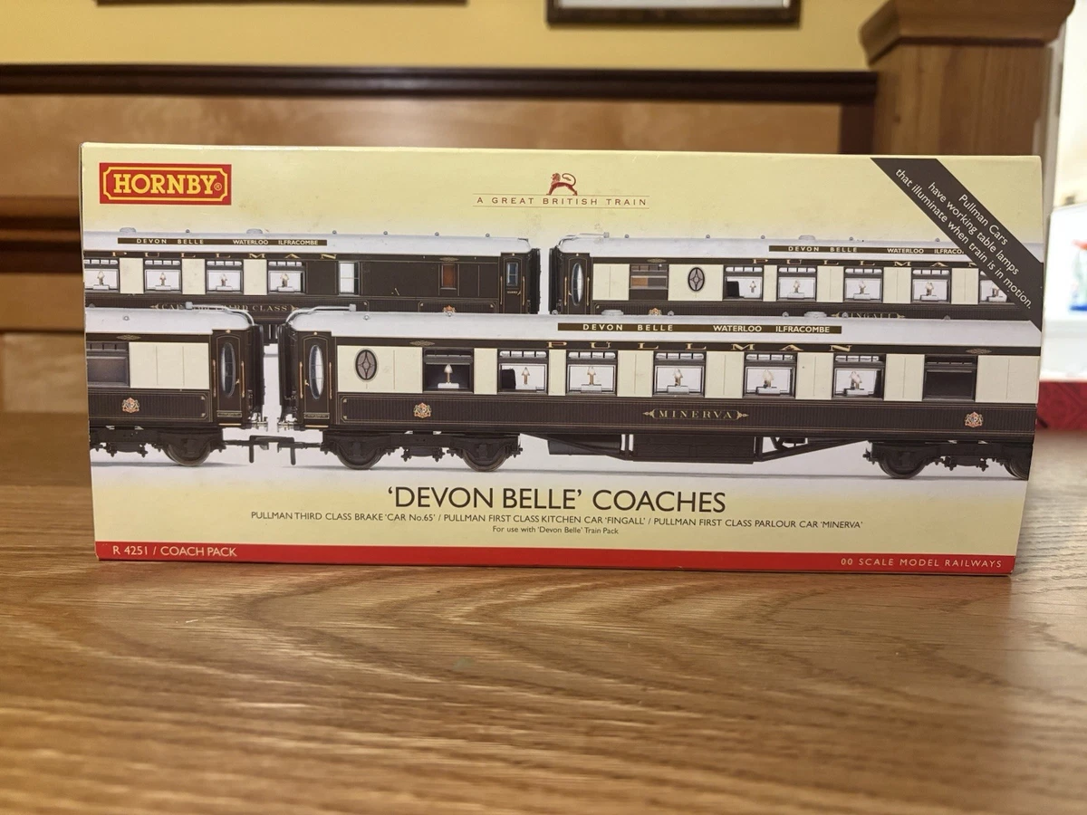 HOゲージ　DEVON BELLE　機関車と客車セット　ホーンビー hornby devon belle products for sale | eBay UK