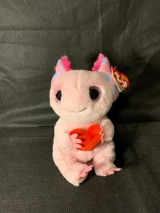 Ty, Locky, Beanie Bellie-NUEVO para 2024 San Valentín Axolotl Lanzamiento. Caprichoso-VHTF! - Imagen 1 de 8