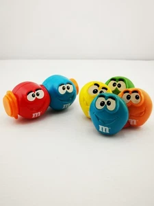 Lot of 2 - 1990's M&M Toys Burger King Collectible Toy Kids Club Meal Rolling - Bild 1 von 4