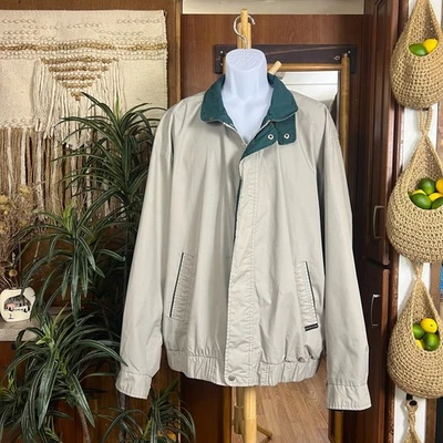 Chaqueta Members Only XLT | Abrigo cortavientos retro años 80 Dadcore forrado a cuadros Foto 1 de 4