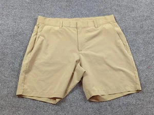 Fabletics Shorts Mens 33 Beige The Only Commuter Flat Front Chino Performance - Picture 1 of 7