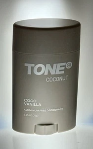 TONE COCONUT Aluminum Free Deodorant-Safe True All Day Oder Protection- 2.65oz - Picture 1 of 3