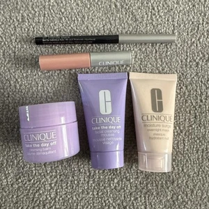 Clinique TAKE THE DAY OFF Facial Cleansing moisture surge eyeliner lip gloss - Picture 1 of 5