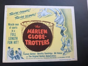 1951 HARLEM GLOBETROTTERS pallacanestro originale * scheda lobby film ** #51/99 - Foto 1 di 12