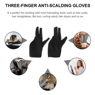  2 Pcs Guanti Resistenti Al Calore Da Salone Per Arricciacapelli Abbronzanti - Image 1 of 4