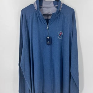 NWT Johnnie-O Mens 124th US Open Pinehurst Quarter Zip Pullover Performance  XL - Picture 1 of 10