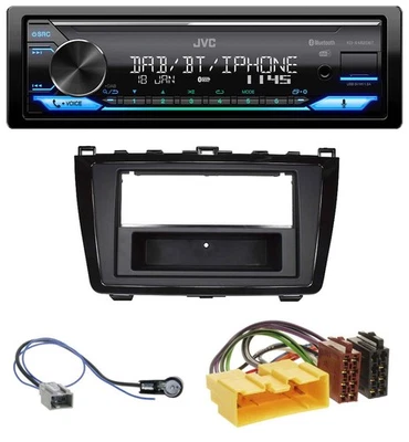 JVC Bluetooth DAB USB MP3 Autoradio für Mazda 6 (08-12) - glänzend - Bild 1 von 4