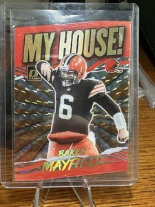 Baker Mayfield 2021 Donruss Clearly My House RARE Holo Mosaic eBay 1/1 - Picture 1 of 2