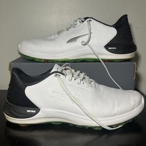 Puma Golf Shoes Mens Size 14 Phantom Cat Nitro 378939-01 White Black Fluro Green - Picture 1 of 8