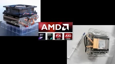 AMD CPU Cooling Fan for Phenom II X4 X6 FX Series Socket AM3-AM2 & 939 Processor - Image 1 of 4