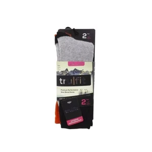 2 Stück Haddad Int. Tru/Fit Premium Performance Wollmischung Socken - Größe 9-11 - neu - Bild 1 von 2