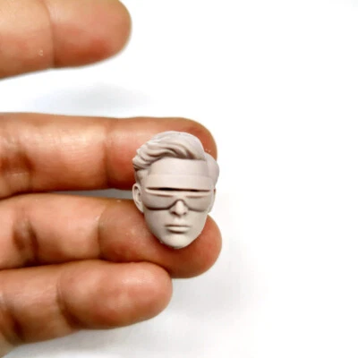 Figura Neca de 7" escala 1/10 X Men Cyclops Scott Summers cabeza esculpida ajuste sin pintar Foto 1 de 3