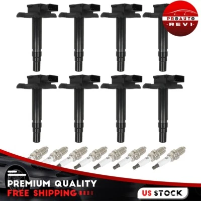 8 bobinas de encendido y bujía de iridio para Audi A6 Quattro 2000-2004 4,2 L V8 Foto 1 de 4