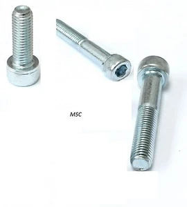M12 12mm Zylinderschraube Innensechskant Stahl Güte 12.9 verzinkt DIN 912 - Bild 1 von 1