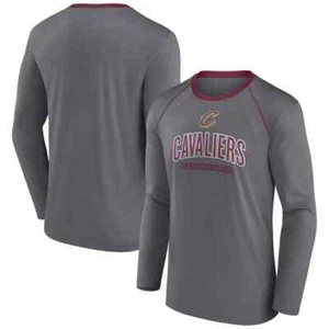 NBA Cleveland Cavaliers Men's Long Sleeve Gray Pick and Roll Poly Performance XL - Picture 1 of 14