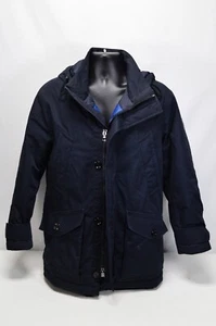 Hugo Boss Navy Blue Real Down Feather Dallios Parka Coat 36R Mens - Picture 1 of 13
