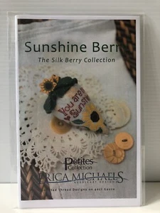 Erica Michaels Silk Berry Collection Sunshine Berry Cross Stitch Chart New - Picture 1 of 3
