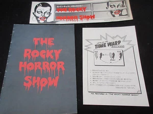Rocky Horror Show Japan Signed Concert Program Book  w Promo Flyer Ziggy Byfield - Picture 1 of 8