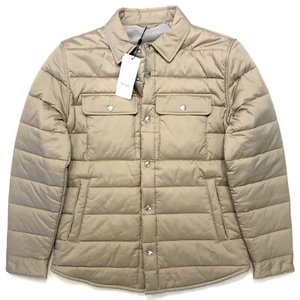 REISS Mens Chasey Light Quilted Puffer Jacket Stone Beige (MSRP $375) - Picture 1 of 4