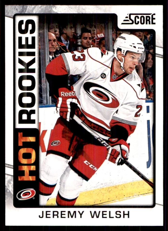 2012-13 Score Jeremy Welsh RC Carolina Hurricanes #539 - Image 1 of 2