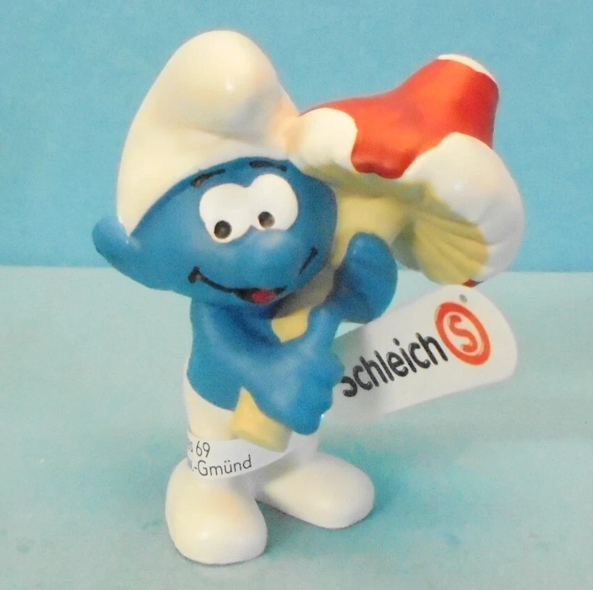 Schleich 20819 Schlumpf mit Glückspilz The Smurfs