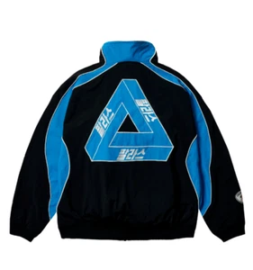 Palace Seoul 2 Seoul Track Jacket Black Blue 25SS 100% Authentic - Picture 1 of 2