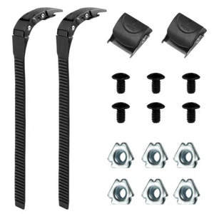 Set 2 cinghie con fibbia universale per skate pattini a rotelle scarpe forniture - Foto 1 di 8