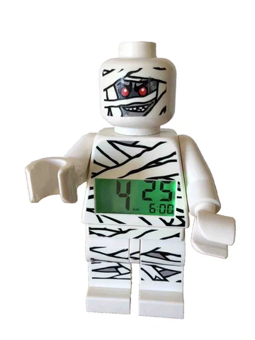 Lego Monster Fighters Alarm Clock Mummy 2012. Great Working Cond. RARE Cover