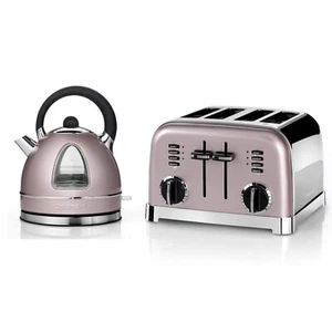 Cuisinart CTK17PU 1.7L Traditional Electric Kettle + 4 Slice Toaster Bundle - Picture 1 of 6