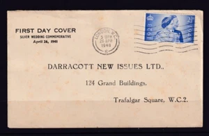 GB 1948 KGVI FDC SILVER WEDDING COMMEMORATIVE #C576 - Picture 1 of 1