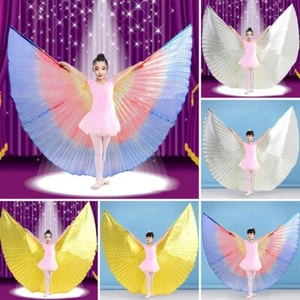 Carnival Festival Belly Dance Wings With Sticks Isis Wings Performance Costume - Picture 1 of 18