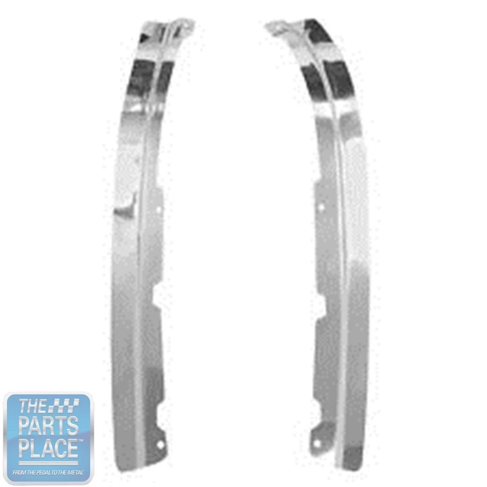 Ford Mustang 1968 apertura de puerta resistente al clima canal de marco moldura cromada - par Foto 1 de 1