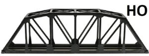 HO Scale - Code 100 18" Through Truss Bridge Kit, "Black" - ATL-888 - Picture 1 of 2