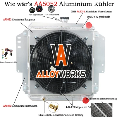 2 Serie Radiatore For Suzuki Sierra SJ410 SJ413 Samurai 1.0L 1.3 81-2004 - Immagine 1 di 4