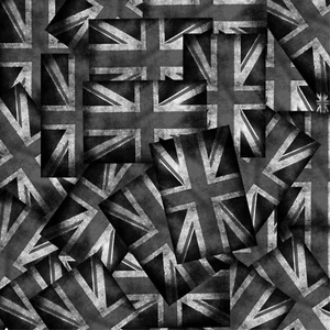 Union Jack - Calcomanía de vinilo euro y negro con pegatina hoja bomba - Imagen 1 de 1