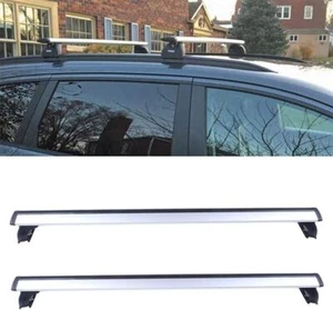 2Pcs Lockable Roof Rail Rack Cross Bars Crossbars Fits for BMW X1 F48 2016-2021 - Picture 1 of 12
