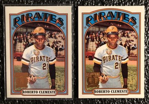 1998 Topps Roberto Clemente 1972 Hermetically Sealed Reprint Set Of 2 HIGH GRADE