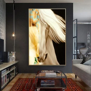 Animal Art Zebra Paint Silk Canvas Poster Wall Print Decor Unframed A1101 - Picture 1 of 9