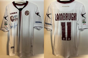 Trikot Shirt Fußball Livorno Legea LAMBRUGHI handsigniert x MORO Nr. 11 Größe M - Bild 1 von 1