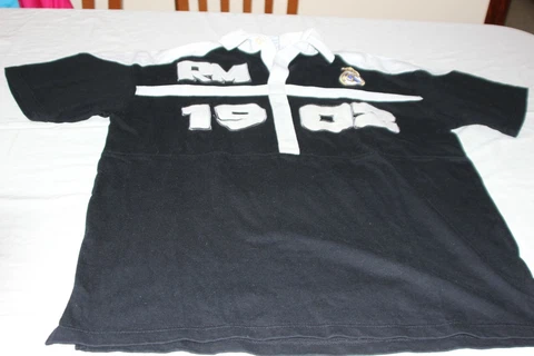 Polo Of Football Official The Real Madrid Vintage Brand Club Size M 1902 Cover