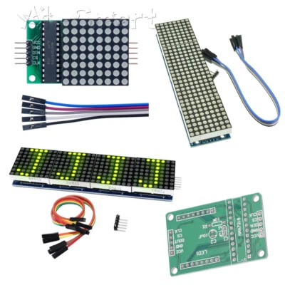 MAX7219 Dot Matrix Module Microcontroller 8x8 8x32 LED Display Dot Matrix Module - Image 1 of 4