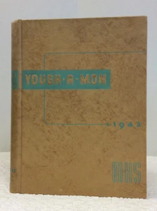 1943 MCKEESPORT HIGH SCHOOL YEARBOOK- 1943 1st edition - Picture 1 of 6