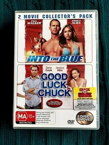 INTO THE BLUE/ GOOD LUCK CHUCK - DVD, 2-DISC - REGION-4, LIKE NEW, FREE POST - Picture 1 of 2