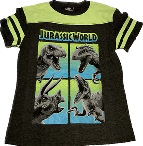 Jurassic World Shirt Youth M 8 Dinosaur T-Rex Jurassic Park Movie Kids Childrens - Picture 1 of 5