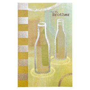 Heartfelt HAPPY BIRTHDAY Card FOR BROTHER Gold, by American Greetings + Envelope - Picture 1 of 4
