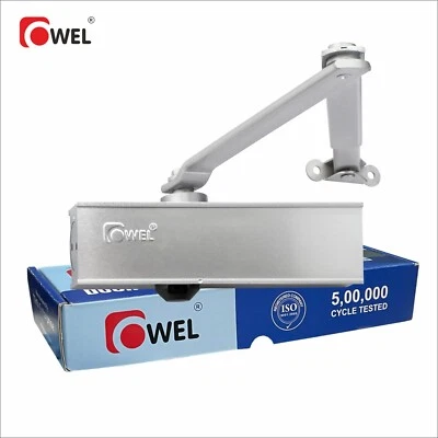 Sleek Modern Style Automatic Door Closer For Mid-Size Door with Bracket - OWEL - Image 1 of 4