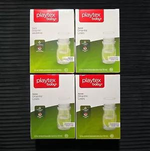 Lot Of 4 - Playtex Drop Ins Liners Baby Nurser Bottles 4 oz 50 Count (200 Total) - Picture 1 of 1