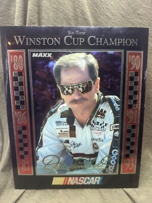 Dale Earnhardt 6-Time Champion - 1993 Maxx Large Card 8x10 - Image 1 of 4